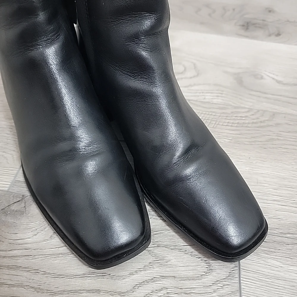 Sam Edelman Women's Black Leather Ankle Boots Size 8M
